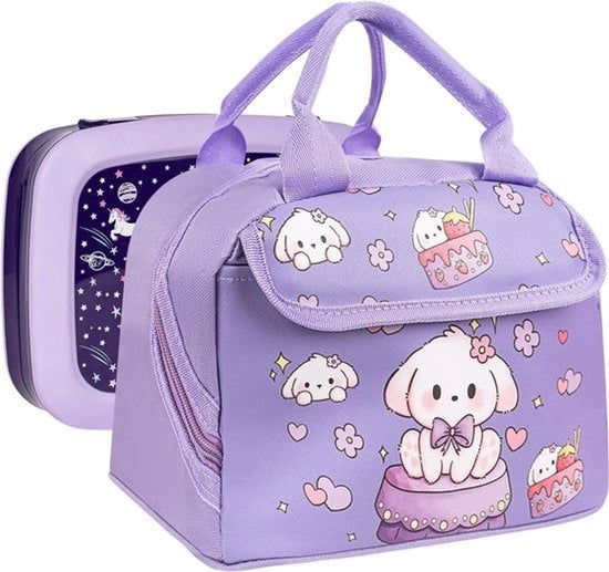 Borsa per la merenda per bambini - Riciclabile - Compatibile con Bentgo Prints - Blu - Borsa per la merenda scolastica - Moderna e fresca 

-Modello: 
- Dimensioni: 
- Materiale: