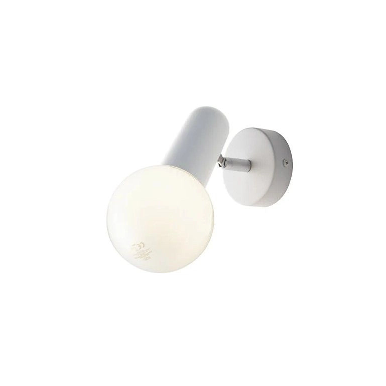 APPLIQUE DA PARETE ORIENTABILE BIANCA 1 LUCE PUNTO FAN EUROPE