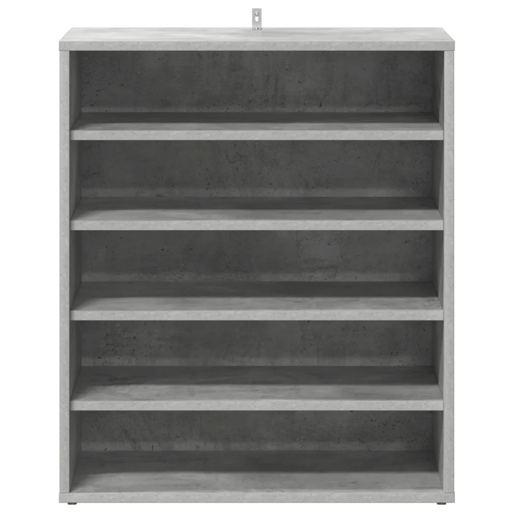 Scarpiera Grigio Cemento 60x35x70 cm in Truciolato 808940