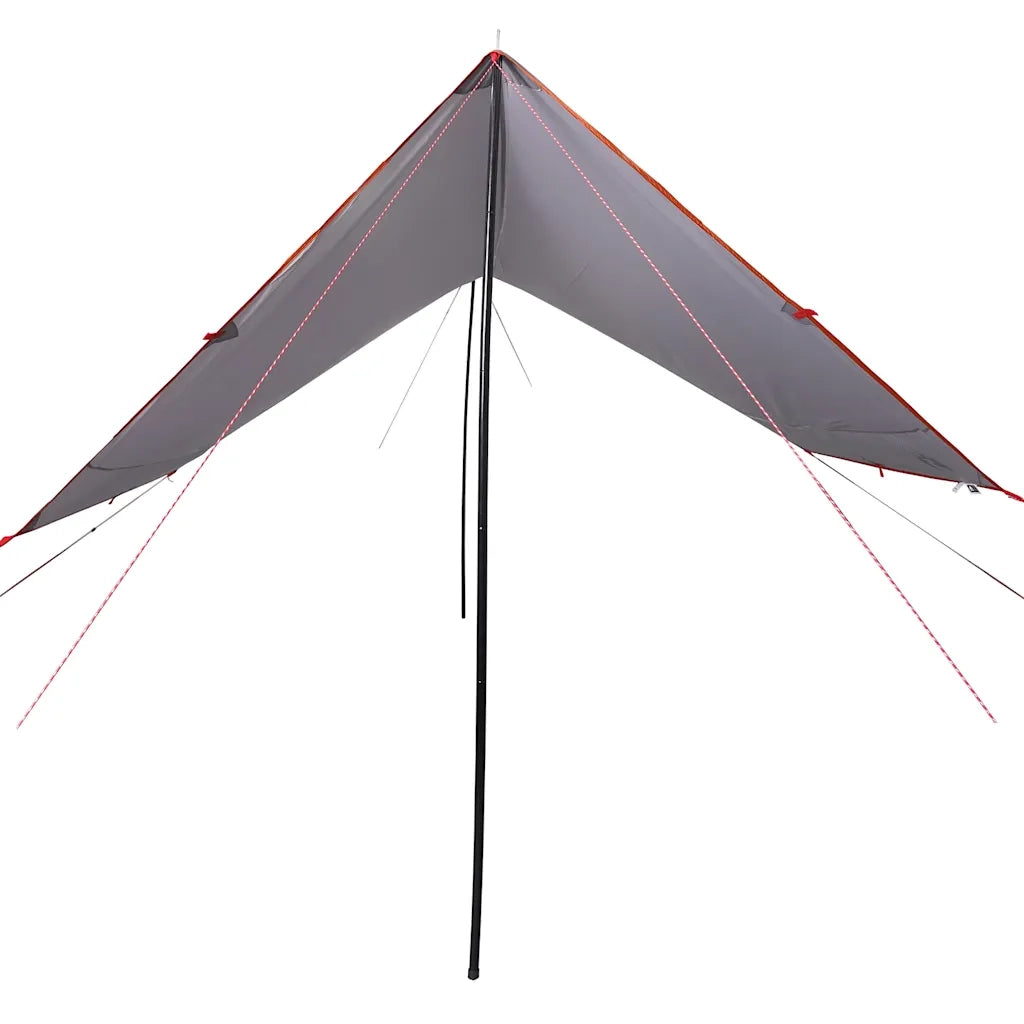 Telone da Campeggio Grigio e Arancione 430x380x210 cm Impermeabile 94681