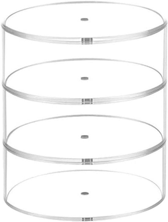 Organizzatore Premium a strati multipli per orologi e bracciali - contenitore per gioielli - organizzatore trasparente per la camera da bagno