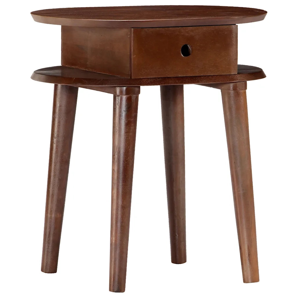 Comodino 50x35x55 cm in Legno Massello di Acacia 282871