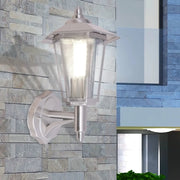 Lampada da parete per esterno in acciaio inox 42221