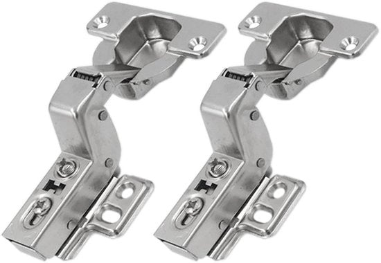 Scharnieri a 95° Interni - Demping Automatico - Chiusura Silenziosa - Diametro di 40mm - 4 Pezzi - Per Cucina/Cassettiera - Scharniere per Porta