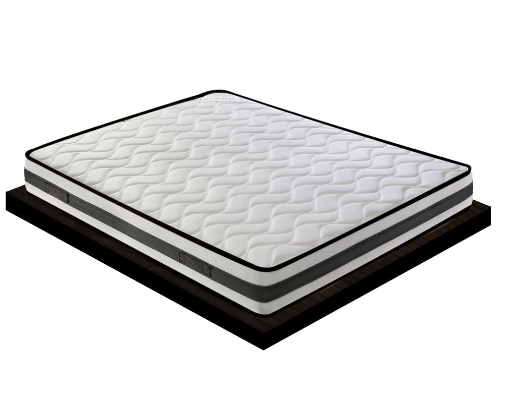 Materasso Piazza e Mezza 120x200 in waterfoam - Alto 20 cm - ortopedico - lato estate/inverno - 13 Zone di Comfort - Alta traspirabilità 