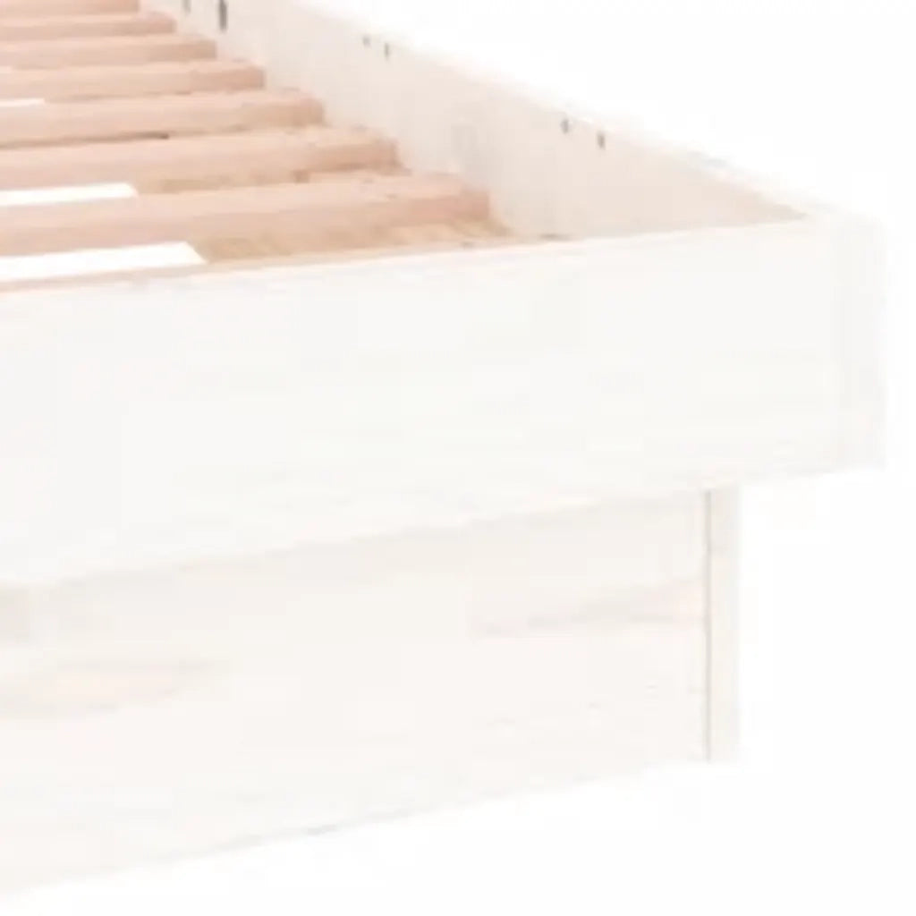 Giroletto con LED Bianco 160x200 cm in Legno Massello cod mxl 74279