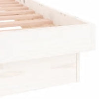 Giroletto con LED Bianco 160x200 cm in Legno Massello cod mxl 74279