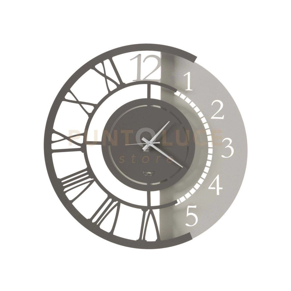 Orologio da parete particolare Full Metal Jack piccolo Avorio e fango