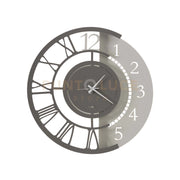 Orologio da parete particolare Full Metal Jack piccolo Avorio e fango