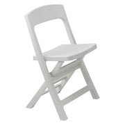Sanzeno, Sedia da Esterno una Sedia Made in Italy, Bianco