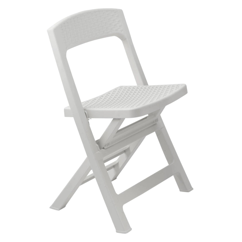Sanzeno, Sedia da Esterno una Sedia Made in Italy, Bianco