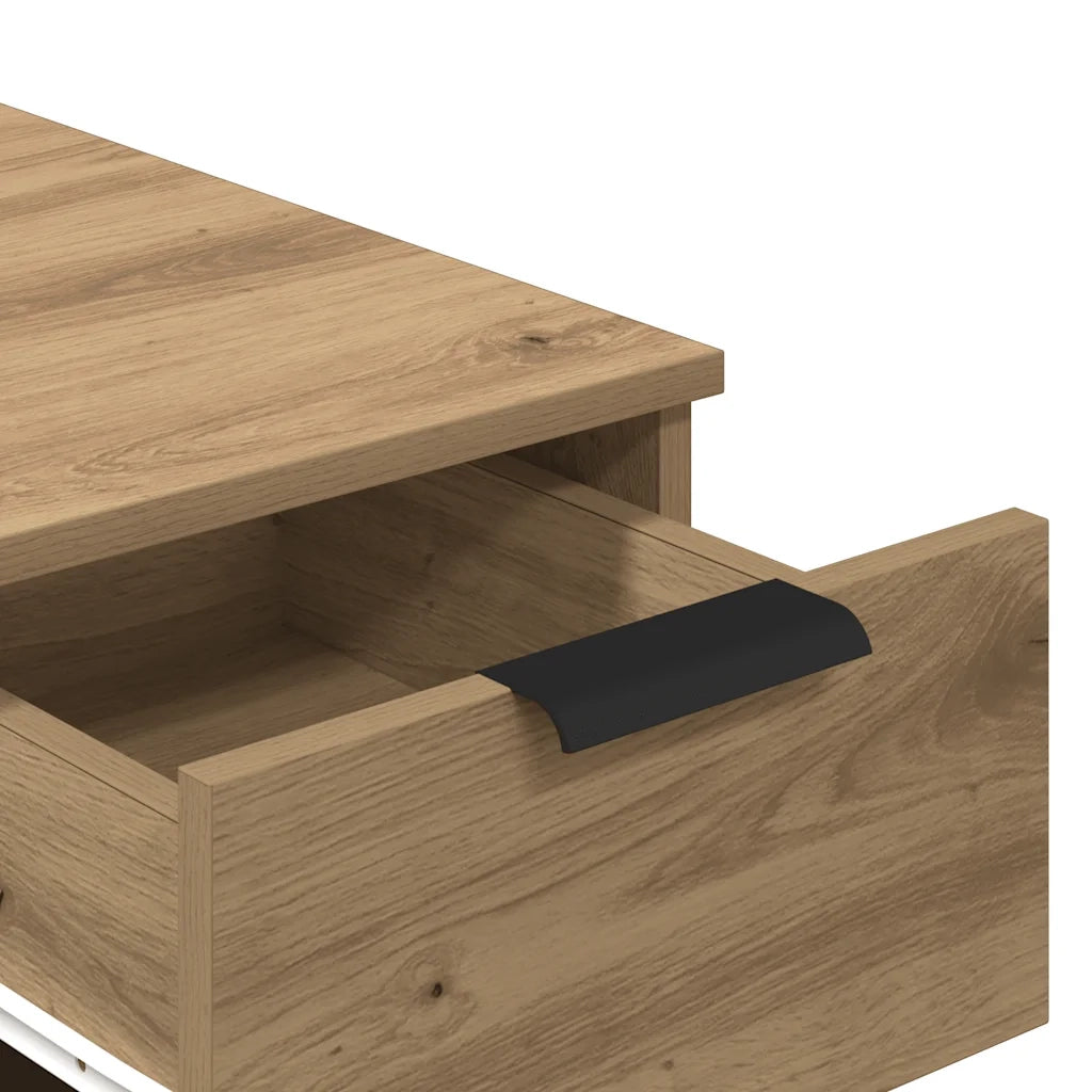 Scrivania | Tavolo da Ufficio Rovere Artigianale 34x36x50 cm in Legno Multistrato
