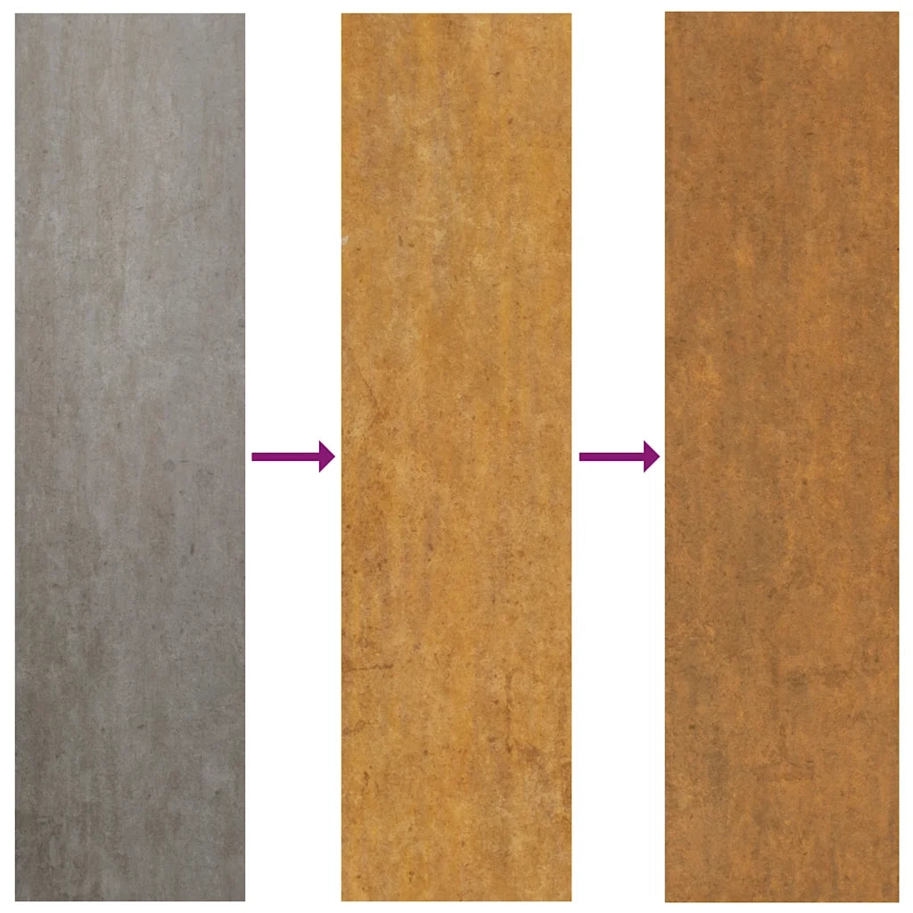 Rastrelliera per Legna da Ardere 40x40x40 cm in Acciaio Corten CFW5627659