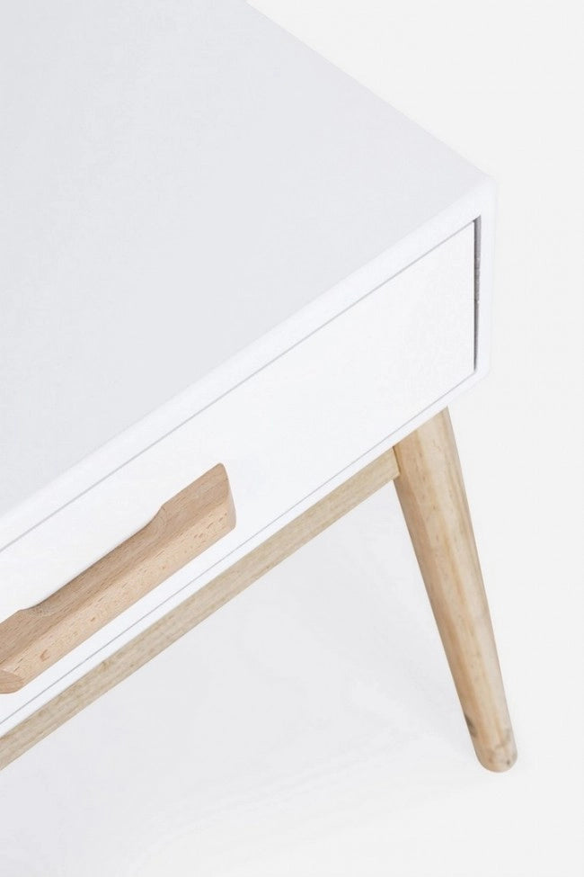 Mobiletto Legno Bianco Moderno da Interno - EXCEPTIONAL