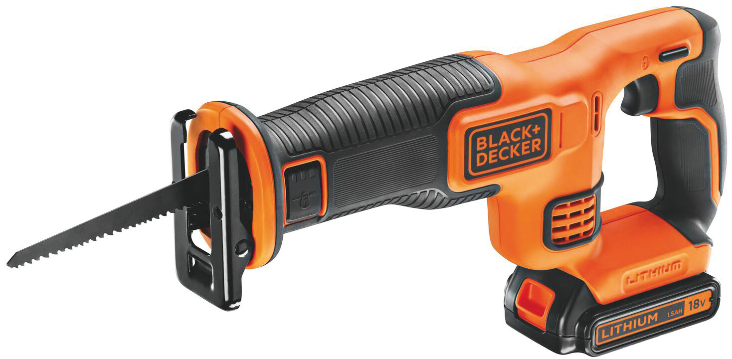 Black+Decker SEGA UNIVERSALE A BATTERIA BDCR18-QW 18V 1 batteria 1,5 Ah