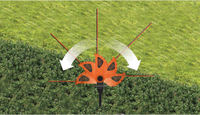 Black+Decker TAGLIASIEPI A BATTERIA GTC1843L20-QW 18 V 2,0 Ah testa orientabile