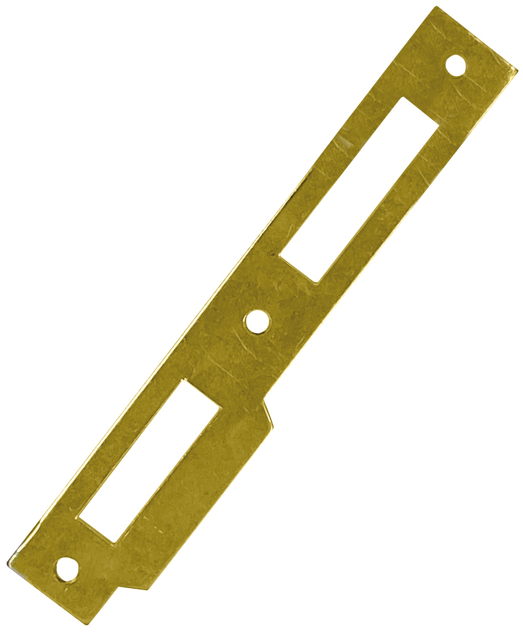 Bonaiti CONTROPIASTRA B/QUADRO C/ALETTA mm.180x22x5,5 ottonata