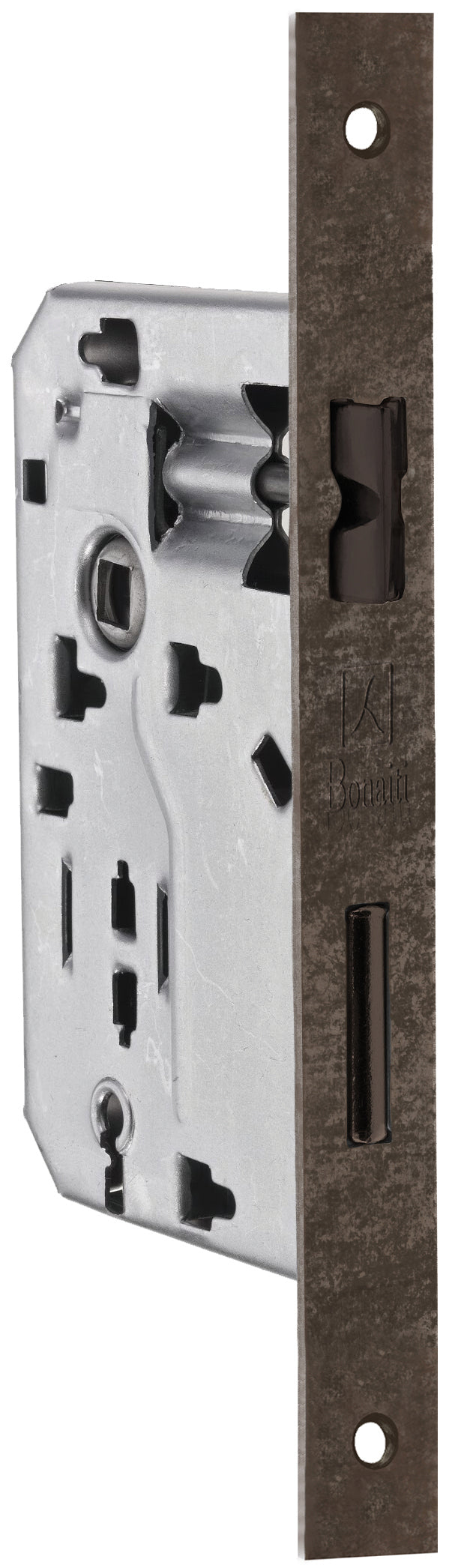 Bonaiti SERRATURA LEGNO PATENT INF. B/QUADRO Art. 042P - bronzato verniciato E.50