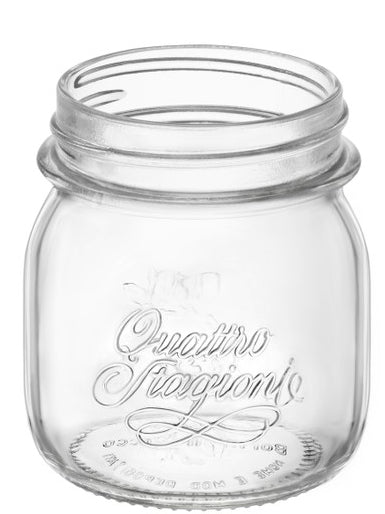 Bormioli BARATTOLO QUATTRO STAGIONI  Senza capsula Ø cm.   8,6x9,5 h cl. 25 6.00 pz