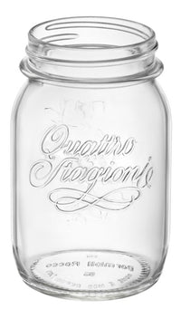 Bormioli BARATTOLO QUATTRO STAGIONI  Senza capsula Ø cm.  9x13,5 h cl. 50 6.00 pz