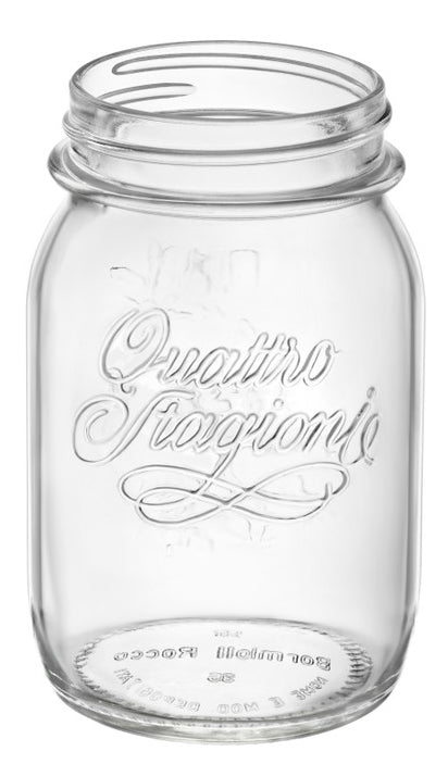Bormioli BARATTOLO QUATTRO STAGIONI  Senza capsula Ø cm.  9x13,5 h cl. 50 6.00 pz
