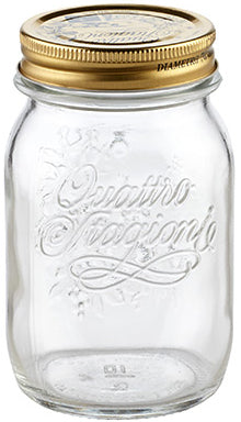 Bormioli BARATTOLO QUATTRO STAGIONI Con capsula Ø cm.  9x13,5 h cl. 50 12.00 pz