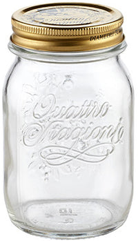 Bormioli BARATTOLO QUATTRO STAGIONI Con capsula Ø cm.  9x13,5 h cl. 50 12.00 pz