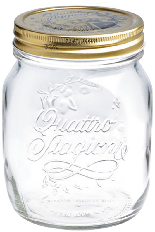 Bormioli BARATTOLO QUATTRO STAGIONI Con capsula Ø cm. 9,5x22,5 h cl.100 12.00 pz