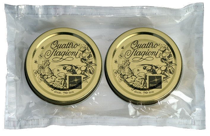 Bormioli CAPSULA PER BARATTOLI QUATTRO STAGIONI Ø mm. 70 cl. 25-50 PZ. 2 54.00 confezioni