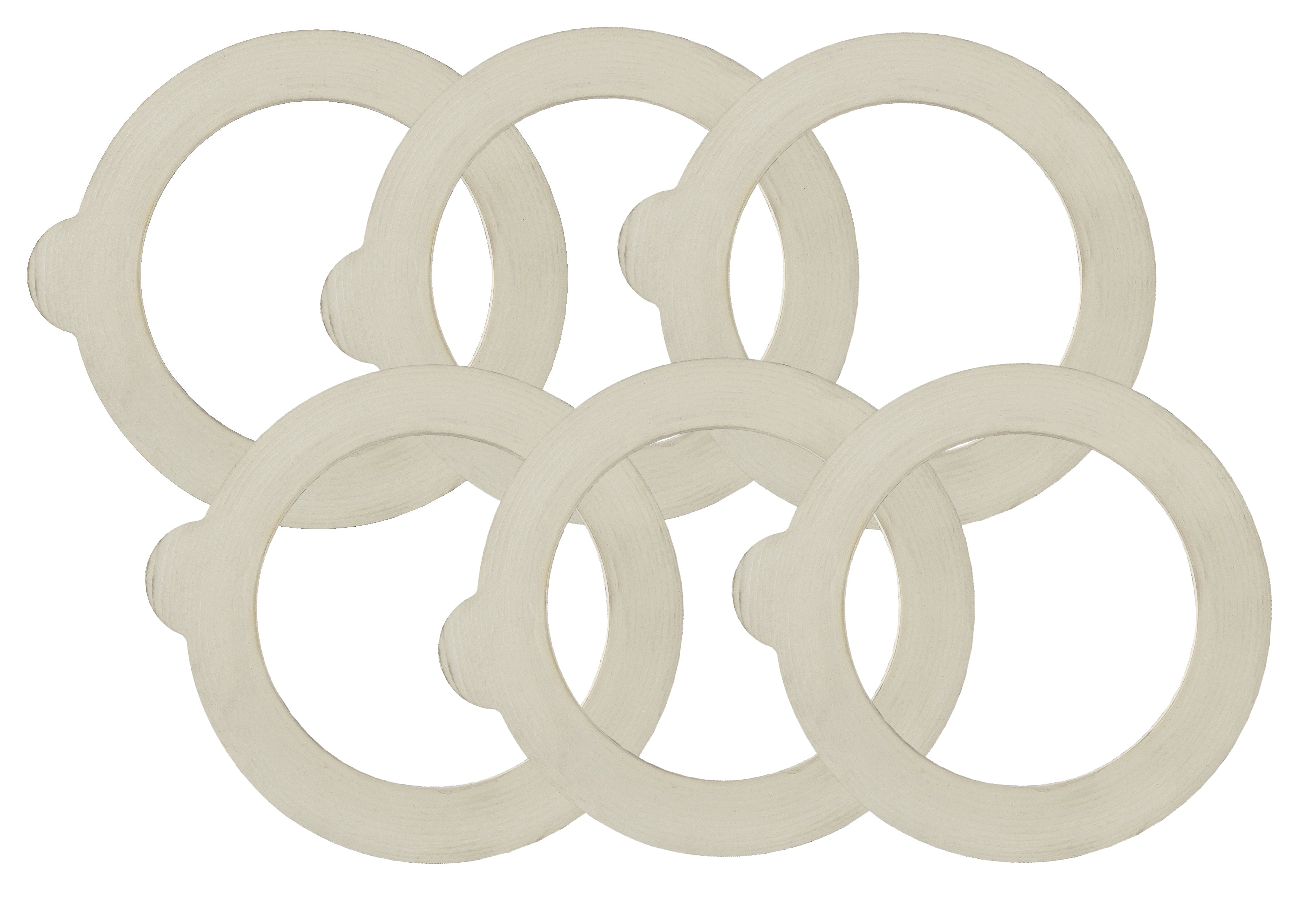 Bormioli GUARNIZIONE PER BARATTOLI FIDO 6 PZ.  Ø mm. 90