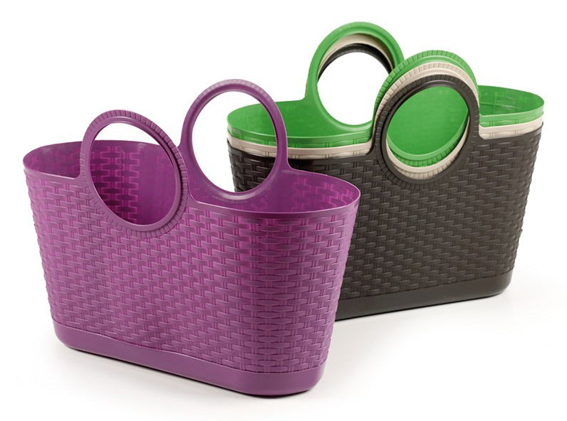 BORSA BAG RATTAN cm. 58x24x44 h col. assortiti