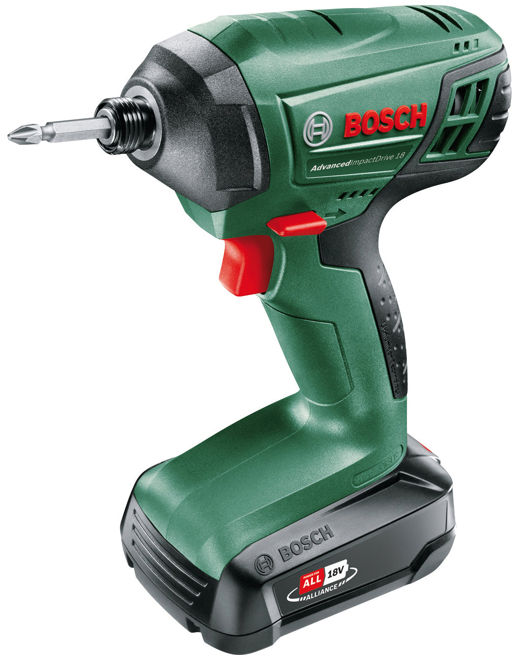 Bosch AVVITATORE AD IMPULSI A BATTERIA ADVANCED IMPACTDRIVE 18 1 batteria 1,5 Ah