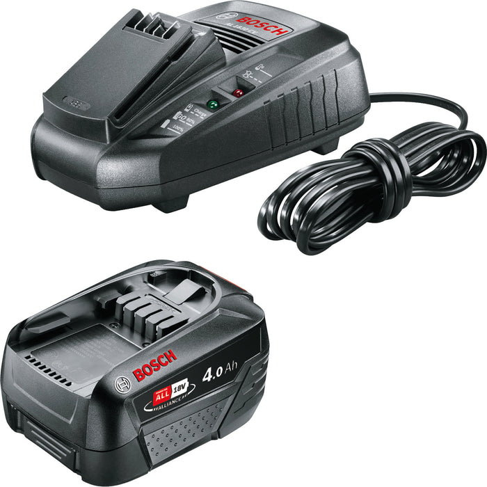 Bosch BATTERIA 18V 4,0 Ah + CARICABATTERIA AL 1830CV