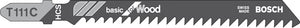 Bosch LAMA PER LEGNO T 111 C 5 PZ. BLISTER 5.00 confezioni