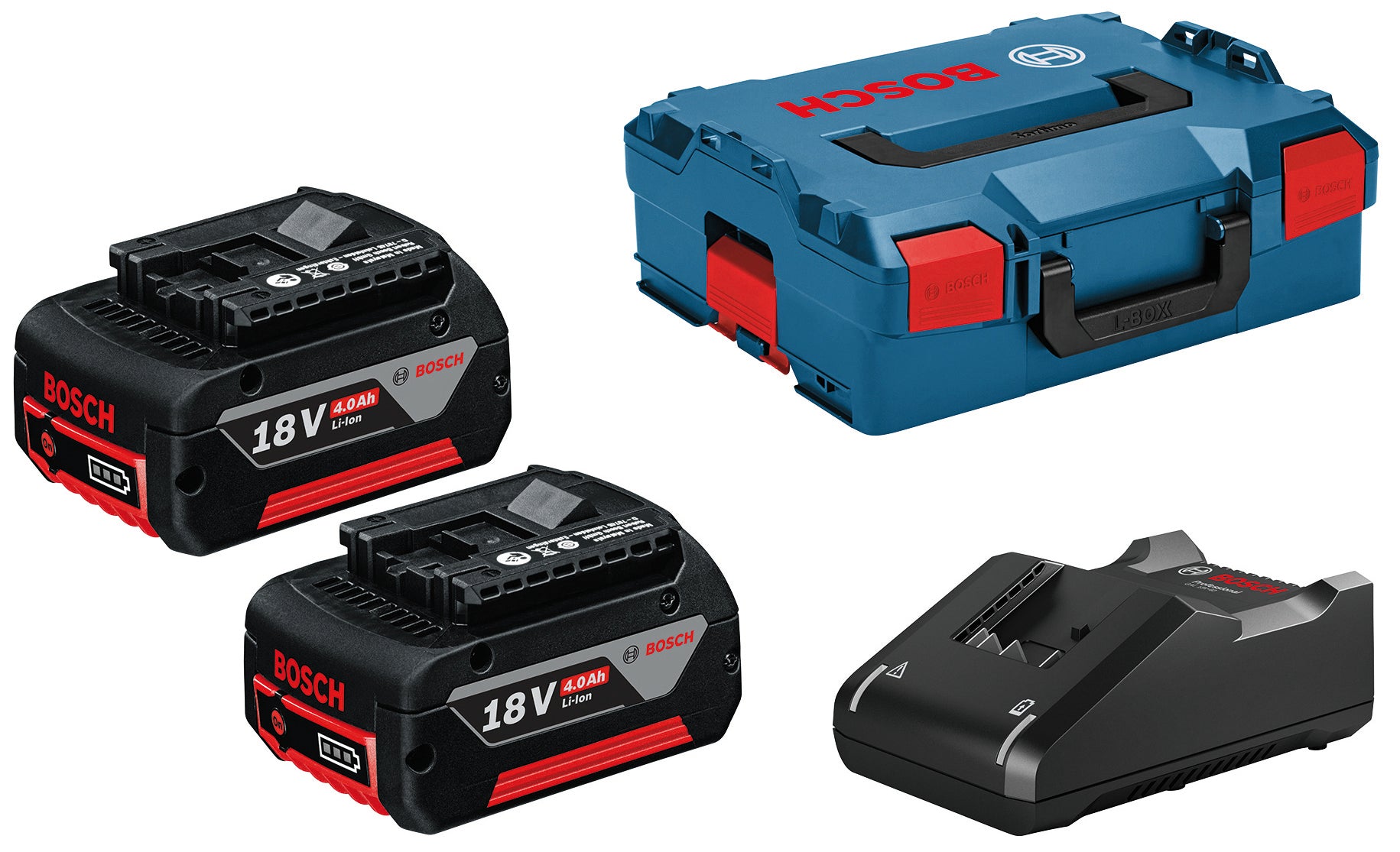 Bosch SMERIGLIATRICE ANGOLARE GWS 18V-7   2 BATT.4,0 AH