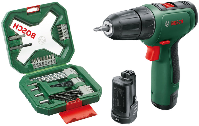 Bosch TRAPANO AVVITATORE A BATTERIA EASYDRILL1200 12V  2 BATT.1,5AH + X34