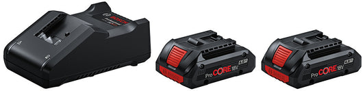 Bosch TRAPANO AVVITATORE CON PERCUSSIONE GSB 18V-45 3 batterie 4,0 Ah in L-Case