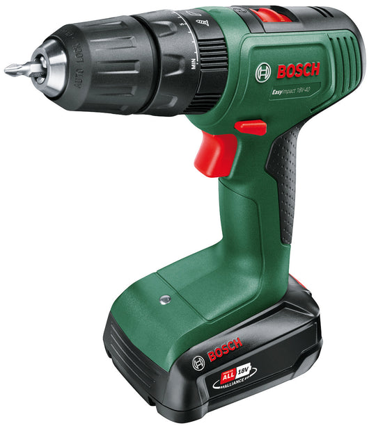 Bosch TRAPANO BATTENTE-AVVITATORE A BATTERIA EASYIMPACT 18V-40 18V 2,0 Ah