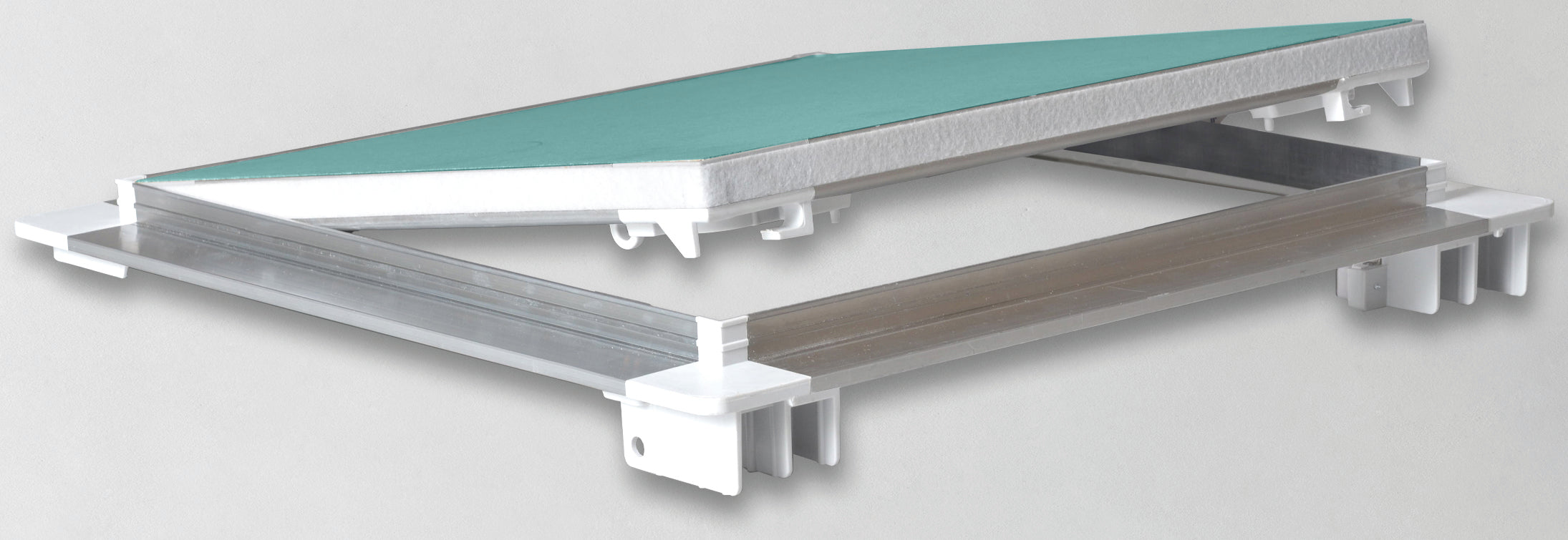 BOTOLA ISPEZIONE IN CARTONGESSO CON TELAIO ALLUMINIO DORIKA cm. 60x60 con guarnizione 2.00 pz