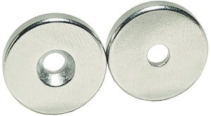 BOTTONE MAGNETICO CON FORO SVASATO AL NEODIMIO mm. 20x3 40.00 pz