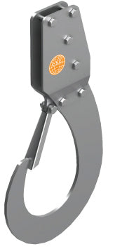 C.S.C. GANCIO DI SOLLEVAMENTO AUTOBLOCCANTE PER PONTEGGIATORI portata kg. 50 cm. 23,5x44,1