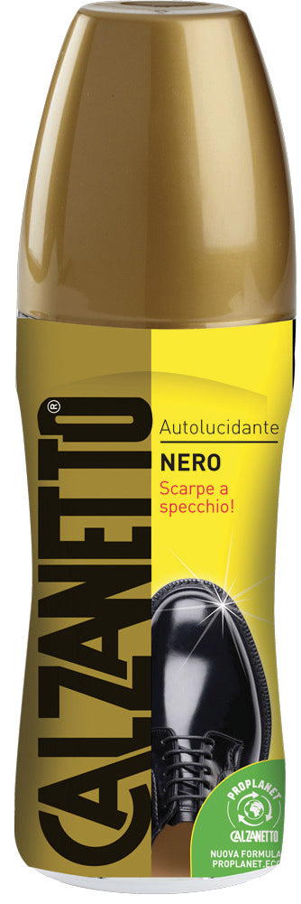 Calzanetto AUTOLUCIDANTE PER SCARPE 75 ML.  Col. Nero 12.00 pz
