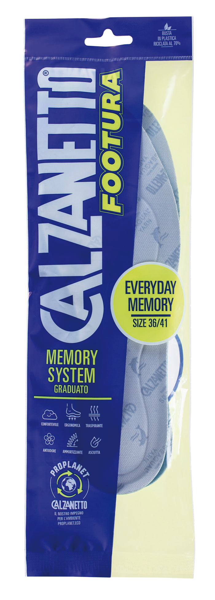 Calzanetto SOLETTE EVERYDAY MEMORY SYSTEM DONNA  Mis. 36-40