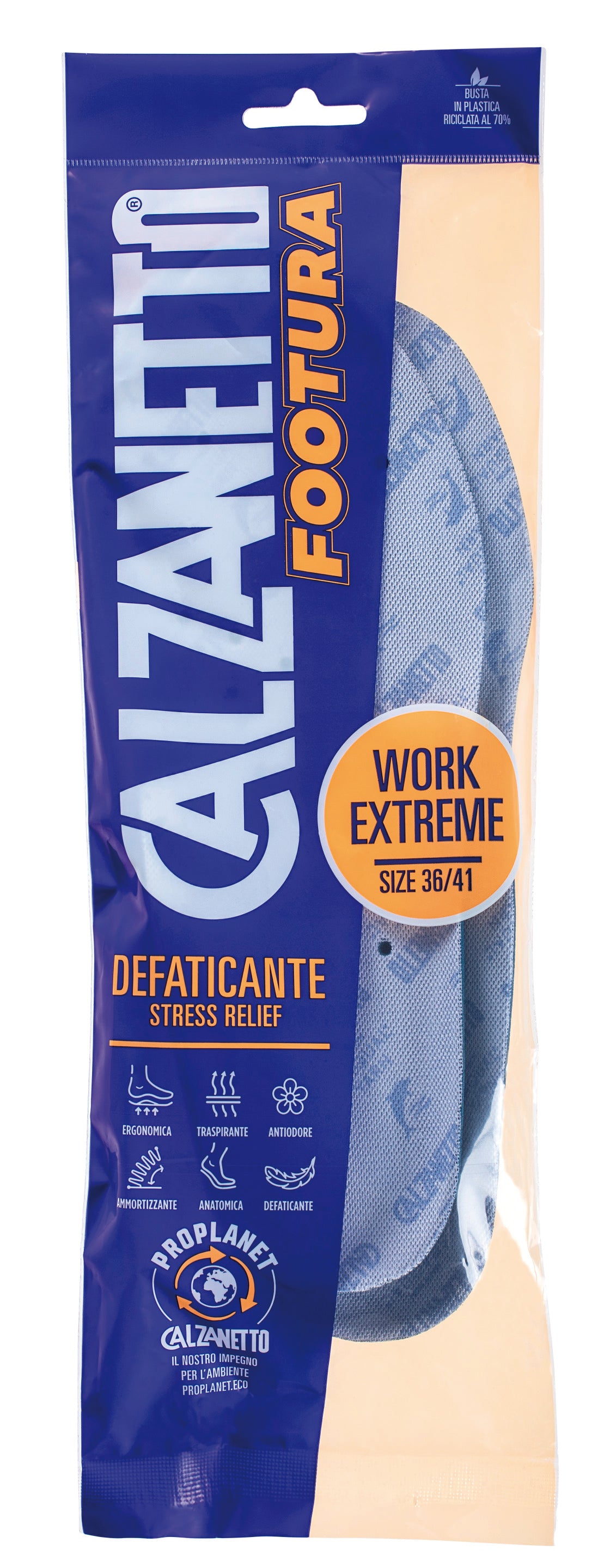 Calzanetto SOLETTE WORK EXTREME DEFATICANTE DONNA  Mis. 36-40