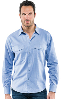 CAMICIA OXFORD Col. Azzurro Mis. L