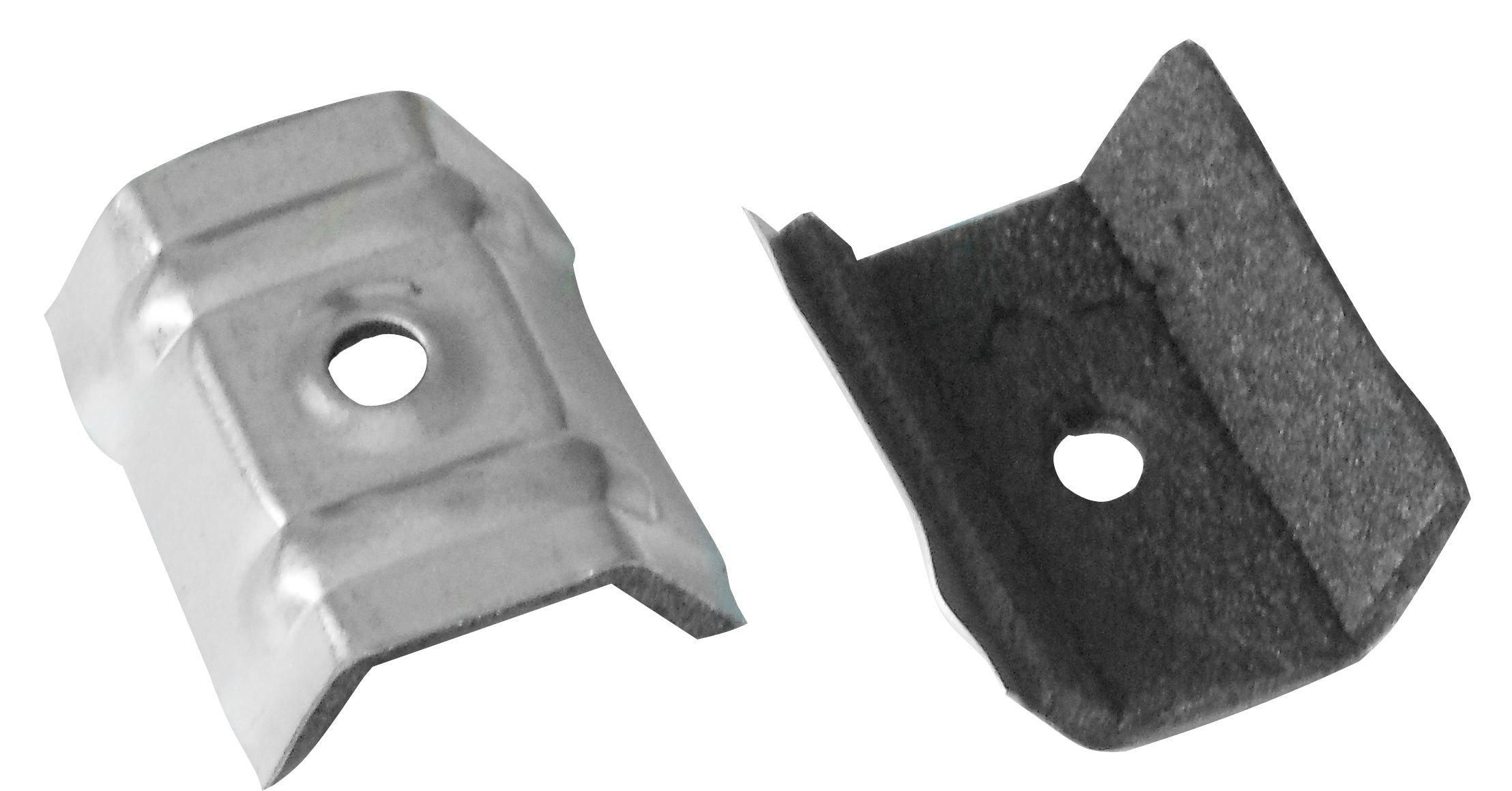 CAPPELLOTTO PER LAMIERA COIBENTATA (cf. 100 pz.)  mm. 50x25x12 zincato