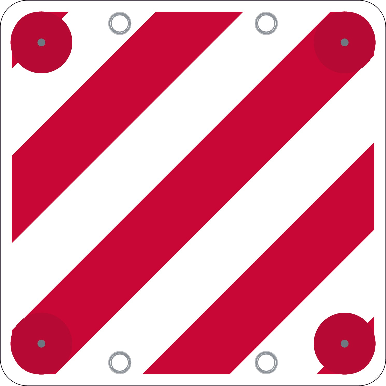 CARTELLO SEGNALETICO CARICHI SPORGENTI NON OMOLOGATO  cm. 50x50