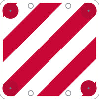 CARTELLO SEGNALETICO CARICHI SPORGENTI NON OMOLOGATO  cm. 50x50