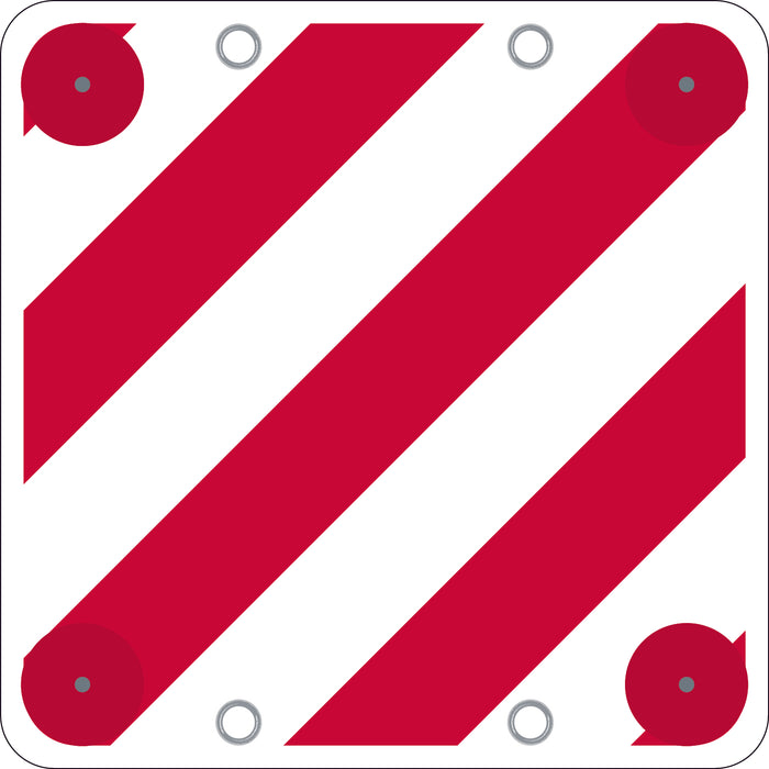 CARTELLO SEGNALETICO CARICHI SPORGENTI NON OMOLOGATO  cm. 50x50