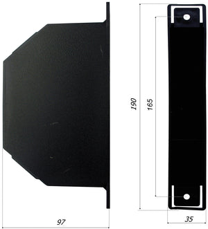 CASSETTA CUSTODIA PER AVVOLGITORI SEMINCASSO mt. 6-8 interasse mm. 165
